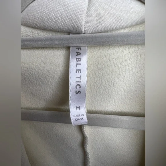 Fabletics sweatshirt jacket with drawstring waist M - Picture 3 of 4